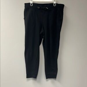 Calvin Klein Black Joggers with Slim Fit and Stretch Fabric Petite